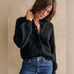 Sezanne Angie Cardigan Black Size Small